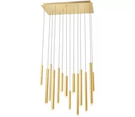 Lampy sufitowe - Redo 01-2054 - LED Żyrandol na lince MADISON 14xLED/4W/230V złoty - miniaturka - grafika 1