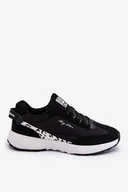 Sneakersy damskie - Damskie Sneakersy Memory Foam System Big Star LL274956 Czarne-37 - miniaturka - grafika 1