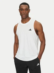 adidas Tank top Train Essentials Feelready Training Tank Top IC6947 Biały Slim Fit - Koszulki sportowe męskie - miniaturka - grafika 1