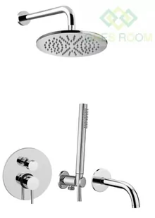 Paffoni Rubinetterie Zestaw wannowy podtynkowy z wylewką L-175mm - Baterie wannowe i prysznicowe Paffoni Rubinetterie Zestaw wannowy podtynkowy z wylewką L-175mm - Baterie wannowe i prysznicowe - miniaturka - grafika 1