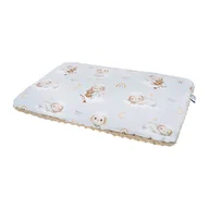 Kołdry i poduszki dla dzieci - Poduszka Przedszkolaka Owieczki 40x60 cm bawełna/minky - miniaturka - grafika 1