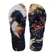 Koszulki i topy damskie - Havaianas Unisex Top Herois Dc klapki, Granatowy Granatowy Czerwony, 7.5/8 UK - miniaturka - grafika 1