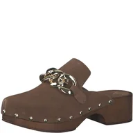 Moda i Uroda OUTLET - Marco Tozzi Damskie 2-2-27301-20 skórzane sabot, koniak, 39 EU, koniak, 39 eu - miniaturka - grafika 1