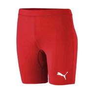 Piłka nożna - Puma spodnie dziecięce ligi Base Layer Short Skating Jr, czerwony, 140 655937 01 - miniaturka - grafika 1