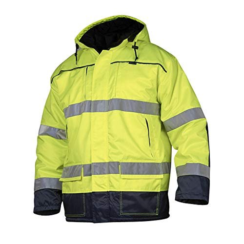 Top Swede 6216-12-04 model 6216 kurtka parka z podwójną podszewką, żółta/granatowa, rozmiar S