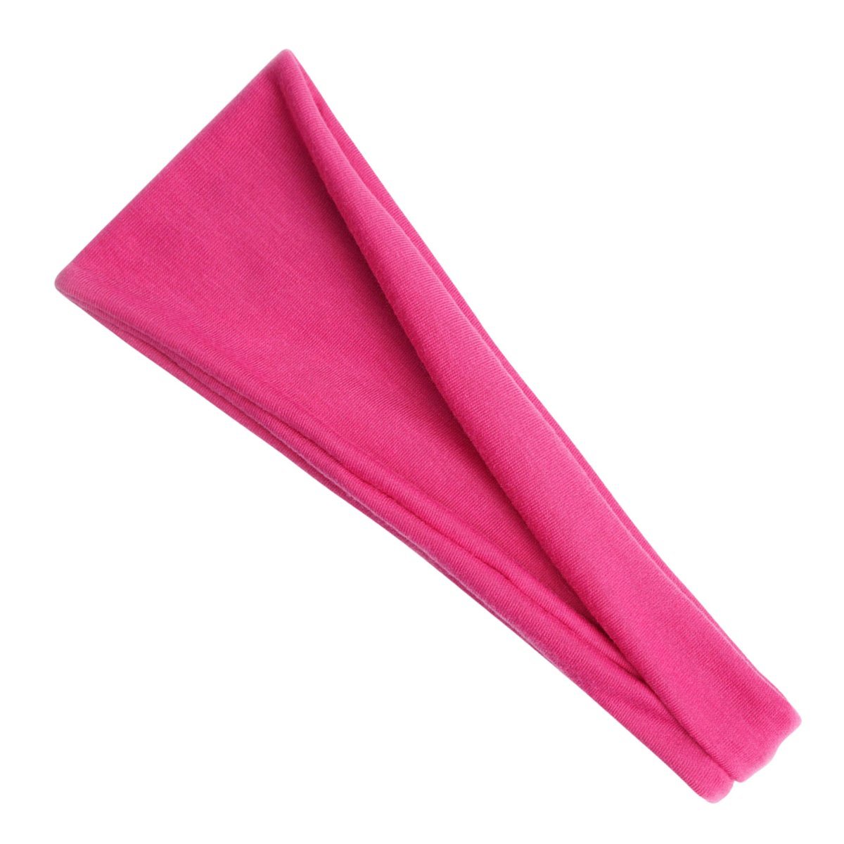 Opaska na Głowę Różowa do Włosów Szeroka Elastyczna Turban Gładka Wygodna