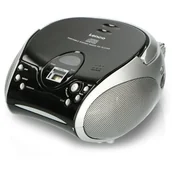 Radioodtwarzacze - Lenco SCD24 Czarno-Srebrny (SCD24 BK/SIL) - miniaturka - grafika 1