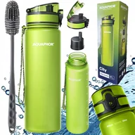 Butelki filtrujące - Butelka filtrująca AQUAPHOR CITY zielona 0,8l + szczoteczka do mycia - miniaturka - grafika 1
