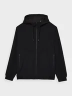 Bluzy sportowe męskie - Męska bluza treningowa 4F 4FWAW24TFSWM394 - szara - miniaturka - grafika 1