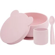 Miseczki i talerzyki dla dzieci - Minikoioi BLW I Pinky Pink zestaw naczyń - miniaturka - grafika 1