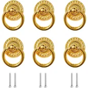 Zawiasy, okucia i inne akcesoria - sztuk antycznych uchwytów meblowych, antycznych uchwytów do szuflad, uchwytów pierścieniowych, uchwytów do szuflad - miniaturka - grafika 1