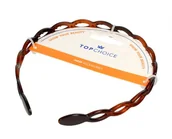 Ozdoby do włosów - Top Choice Opaska do włosów bursztynowa (27758) 1szt - miniaturka - grafika 1