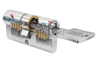 Zamki i wkładki - Wkładka bębenkowa Winkhaus N-tra 45/45 nikiel, atest kl. 6.2 C, 3 klucze nawiercane - miniaturka - grafika 1