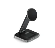 Ładowarki do telefonów - Satechi ST-Q21FM 2w1 Foldable Qi2 Wireless Charging Stand - miniaturka - grafika 1