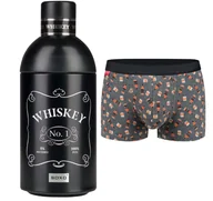 Majtki męskie - Bokserki męskie w butelce Whiskey Prezent SOXO rozm M - miniaturka - grafika 1