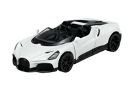 Samochody i pojazdy dla dzieci - KINSMART BUGATTI MISTRAL BIAŁY 1:36 BEZ PUDEŁKA KT5460 - miniaturka - grafika 1