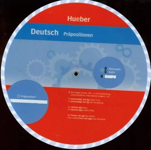 Hueber, Verlag GmbH & Co. KG Wheel Deutsch Prapositionen
