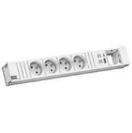 Gniazdka elektryczne - BACHMANN CONI 4xUTE 1xUSB A/C 22W 1xCM 0.2m GST18 RAL9010 - miniaturka - grafika 1