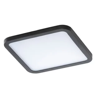 Azzardo Plafon Slim square 15 AZ2836 czarna oprawa w nowoczesnym stylu AZ2836 - Lampy sufitowe - miniaturka - grafika 1