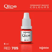 Pozostałe akcesoria kosmetyczne - Pigment do makijażu permanentnego ust Bioevolution Red 705 Qline Pro 5ml - miniaturka - grafika 1