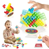 Łamigłówki - Układanka tetris balansujące klocki gra logiczna - miniaturka - grafika 1