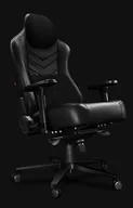 Fotele i krzesła biurowe - Fotel Biurowy YUMISU 2053 Magnetic Real Leather BLACK - miniaturka - grafika 1