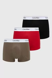 Majtki męskie - Calvin Klein Underwear bokserki 3-pack męskie kolor czerwony - grafika 1