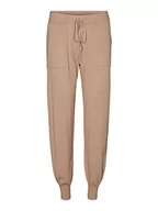 Spodnie damskie - VERO MODA Vmnancy Nw Pants Ga Noos spodnie damskie, silver mink, S - miniaturka - grafika 1