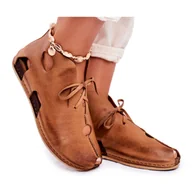 Półbuty damskie - Damskie Półbuty Maciejka Rude 03426-19 brązowe - miniaturka - grafika 1