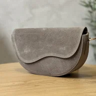 Portfele - TOREBKA ZAMSZ NATURALNY 25-004 Taupe - miniaturka - grafika 1