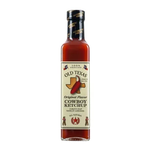 Ostry ketchup JALAPENO sos OLD TEXAS COWBOY KETCHUP 250 ml - Ketchup - miniaturka - grafika 1