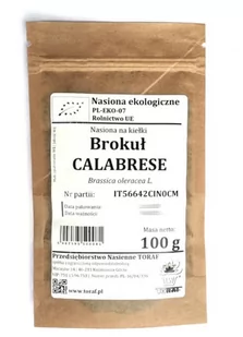 Nasiona na kiełki Brokuł Calabrese BIO 100g - Nasiona na kiełki - miniaturka - grafika 1