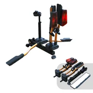 Bagażniki dachowe - Bagażnik rowerowy na hak holowniczy TMK  FLY 02 - orange - miniaturka - grafika 1