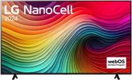 Telewizory - LG 75NANO82T3B 75" LED NanoCell 4K UHD WebOS TV ThinQ AI - miniaturka - grafika 1