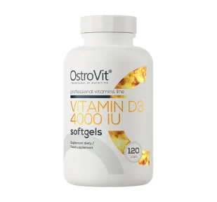 Ostrovit OstroVIt Witamina D3 4000 IU 120 kapsułek 5903933902524 - Witaminy i minerały - miniaturka - grafika 1
