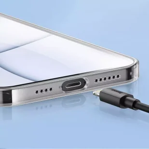 Baseus Frosted Glass Case etui pokrowiec do iPhone 13 Pro Max sztywna obudowa z żelową ramką czarny (ARWS001101) - Etui i futerały do telefonów - miniaturka - grafika 15