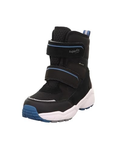 Superfit Culusuk 2.0 Gore-Tex śniegowce z ciepłą podszewką, czarne/niebieskie 0010, szerokość 35 EU, Czarny, niebieski 0010, 35 EU szeroki