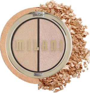 MILANI MILANI - HIGHLIGHTER DUO - CREME &amp; POWDER - Rozświetlacz - 120 POWER UP MILDCPRO-ERRO - Rozświetlacze do twarzy i ciała - miniaturka - grafika 2