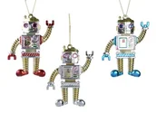 Bombki - Zawieszka świąteczna na choinkę robot kolorowe - miniaturka - grafika 1