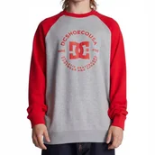 Bluzy męskie - Bluza DC bez kaptura Star Pilot czerwona 280g XXL - miniaturka - grafika 1