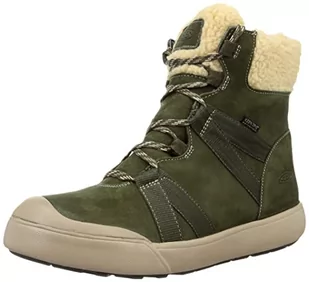 KEEN Damskie buty zimowe Elle wodoodporne kostki, las noc/różowy piasek, 3 UK - Śniegowce damskie - miniaturka - grafika 1