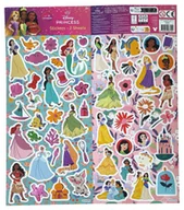 Szkolne artykuły papiernicze - 2 arkusze klasycznych naklejek Disney Księżniczki - miniaturka - grafika 1