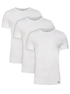Koszulki męskie - Calvin Klein Underwear Komplet 3 t-shirtów LV00NB4051 Biały Regular Fit - miniaturka - grafika 1
