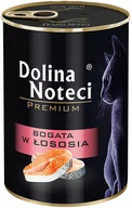 Mokra karma dla kotów - Dolina Noteci Premium, 12 x 400 g - Bogata w łososia - miniaturka - grafika 1