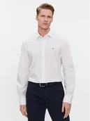 Koszule męskie - Tommy Hilfiger Koszula MW0MW34018 Biały Regular Fit - miniaturka - grafika 1