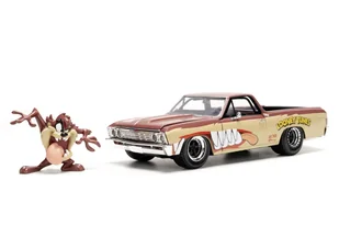 JADA 1967 CHEVROLET EL CAMINO + FIGURKA DIABEŁ TASMAŃSKI 1:24 253255072 - Samochody i pojazdy dla dzieci - miniaturka - grafika 1