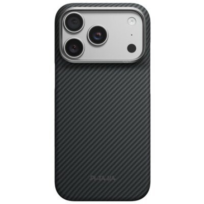 Etui PITAKA Edge Case MagSafe do Apple iPhone 17 Pro/18 Pro Czarno-szary