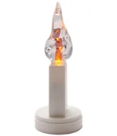 Lampiony i znicze - Wkład Do Zniczy Biały Świeca Do Latarenek Znicz Led Żywy Płomień + Baterie - miniaturka - grafika 1