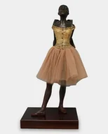 Figurki dekoracyjne - 14-letnia Baletnica ala Edgar Degas Rzeźba z Brązu - miniaturka - grafika 1