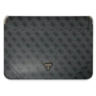 Torby na laptopy - Guess Sleeve GUCS14P4TK 13/14" czarny/black 4G Uptown Triangle logo GUE001829-0 - miniaturka - grafika 1